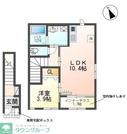 (仮称)船橋市駿河台2丁目新築アパートの物件間取画像